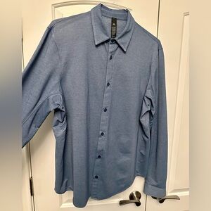lululemon athletica Men's Slate Blue Button-Down Shirt